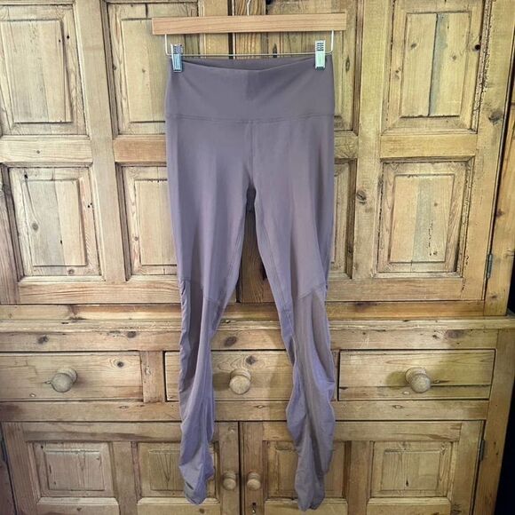Fabletics Small (?) Cashel High Waist PureLux Cinch Ruched Leggings Mauve Sable - Picture 2 of 9